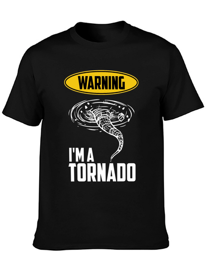 Warning Im A Tornado Graphic T-Shirt