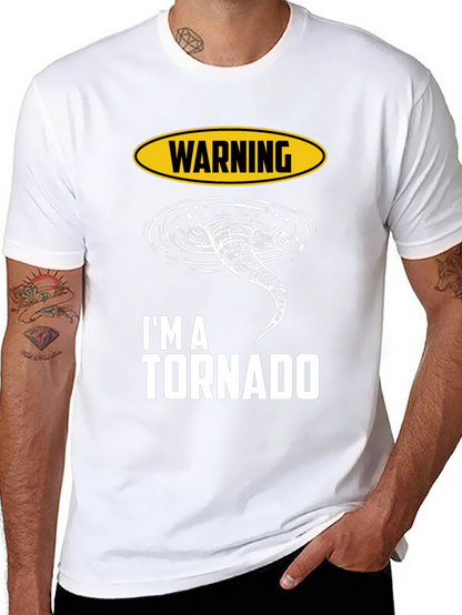 Warning Im A Tornado Graphic T-Shirt