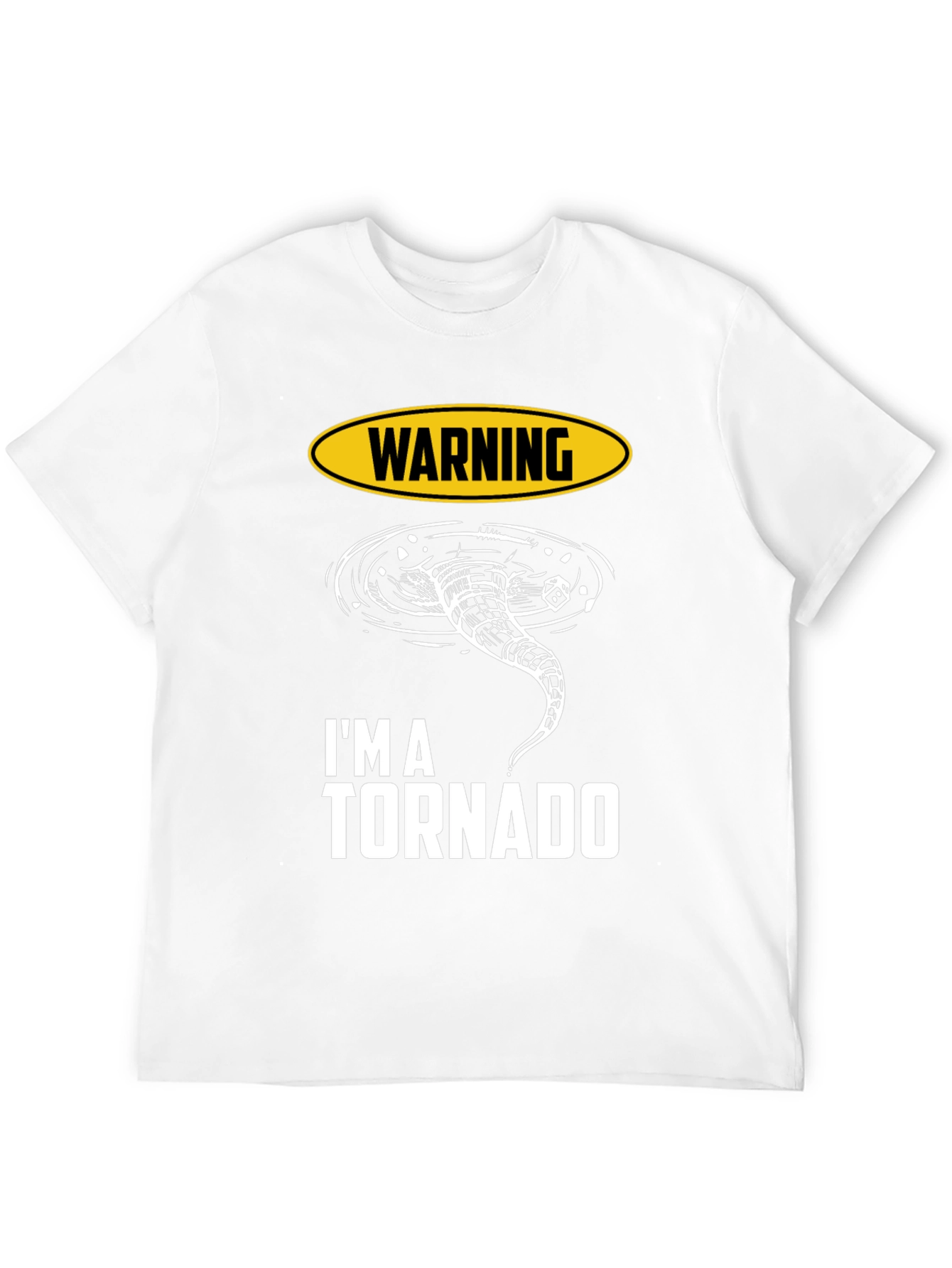 Warning Im A Tornado Graphic T-Shirt
