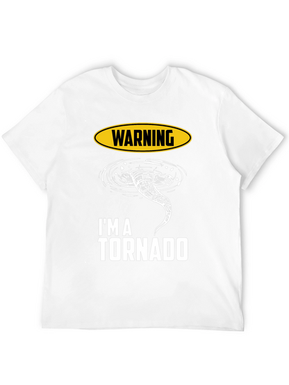 Warning Im A Tornado Graphic T-Shirt