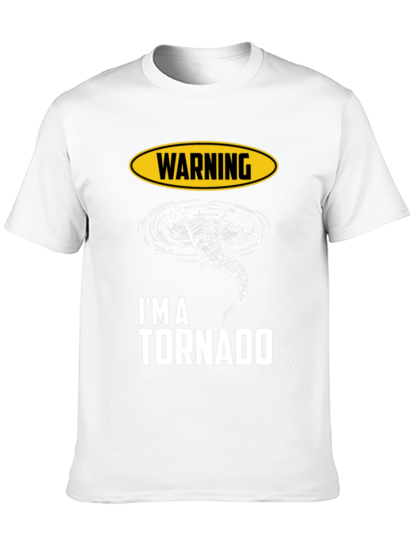 Warning Im A Tornado Graphic T-Shirt