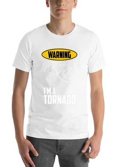 Warning Im A Tornado Graphic T-Shirt