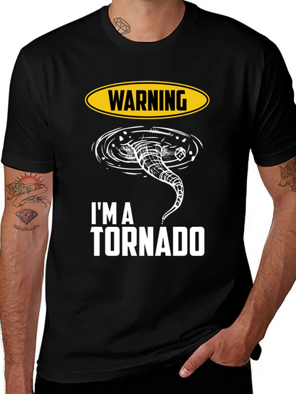Warning Im A Tornado Graphic T-Shirt