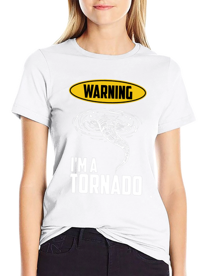 Warning Im A Tornado Graphic T-Shirt