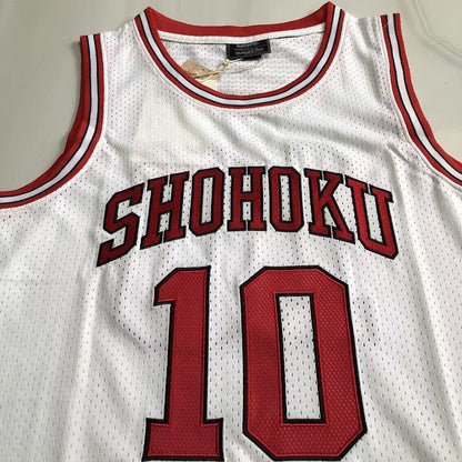 2024 New MN Slam Dunk 10# Sakuragi Hanamichi White S-XXL