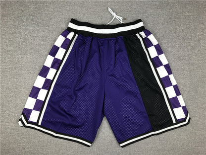 Men's Sacramento Kings Purple Basketball Shorts1