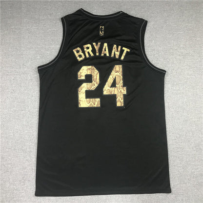 Men's Los Angeles Lakers Kobe Bryant #24 Black Swingman Player Jerseys