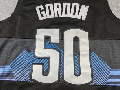 Men's Denver Nuggets Aaron Gordon #50 Black 2023/24 Swingman Jerseys - City Edition