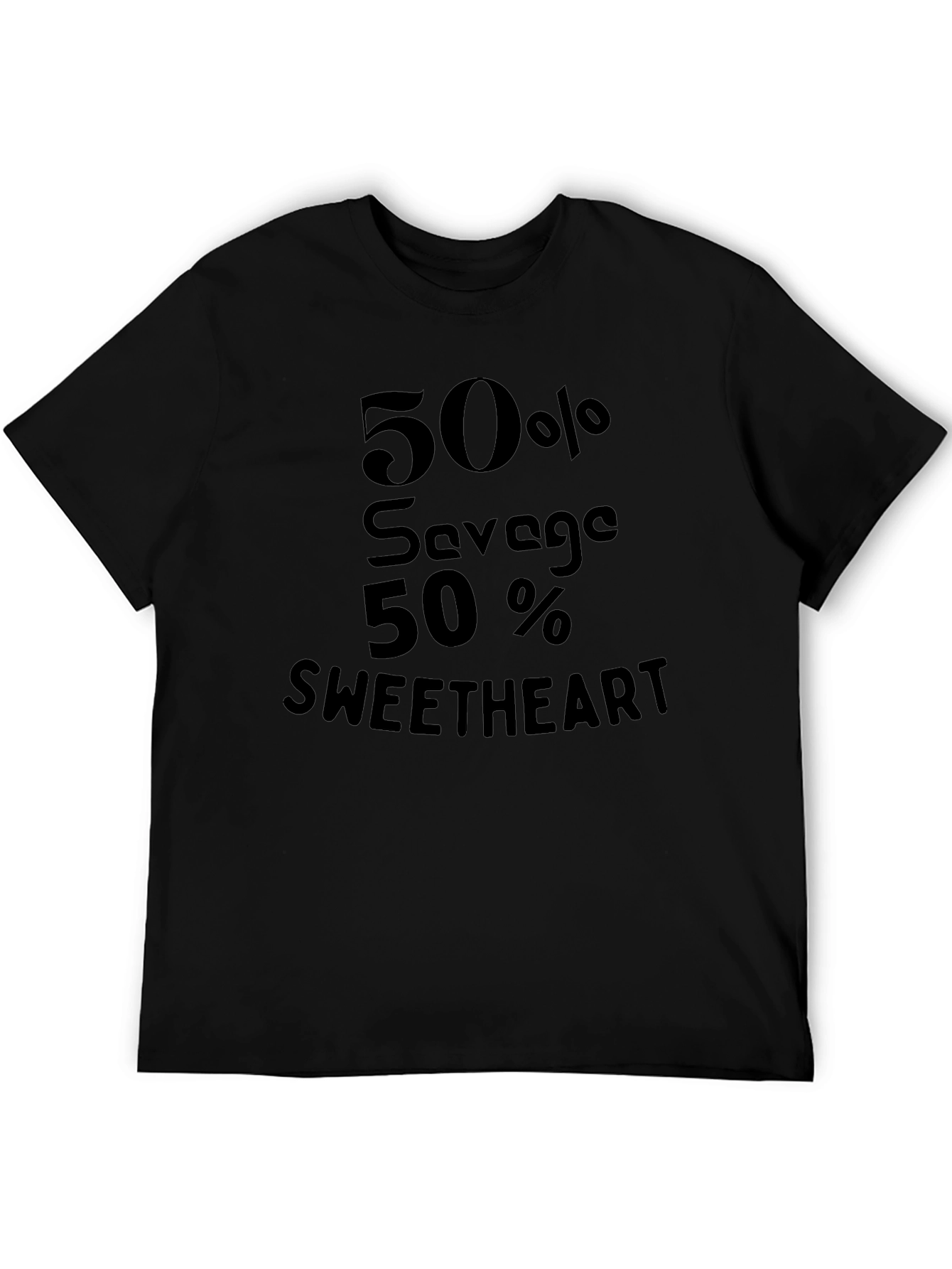 50% Savage 50% Sweetheart Graphic Tee