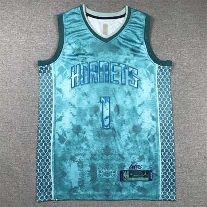 Men's Charlotte Hornets LaMelo Ball #1 Teal Select Series Swingman Jerseys