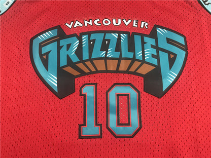 Men's Memphis Grizzlies Mike Bibby #10 Red Classics Swingman Jerseys