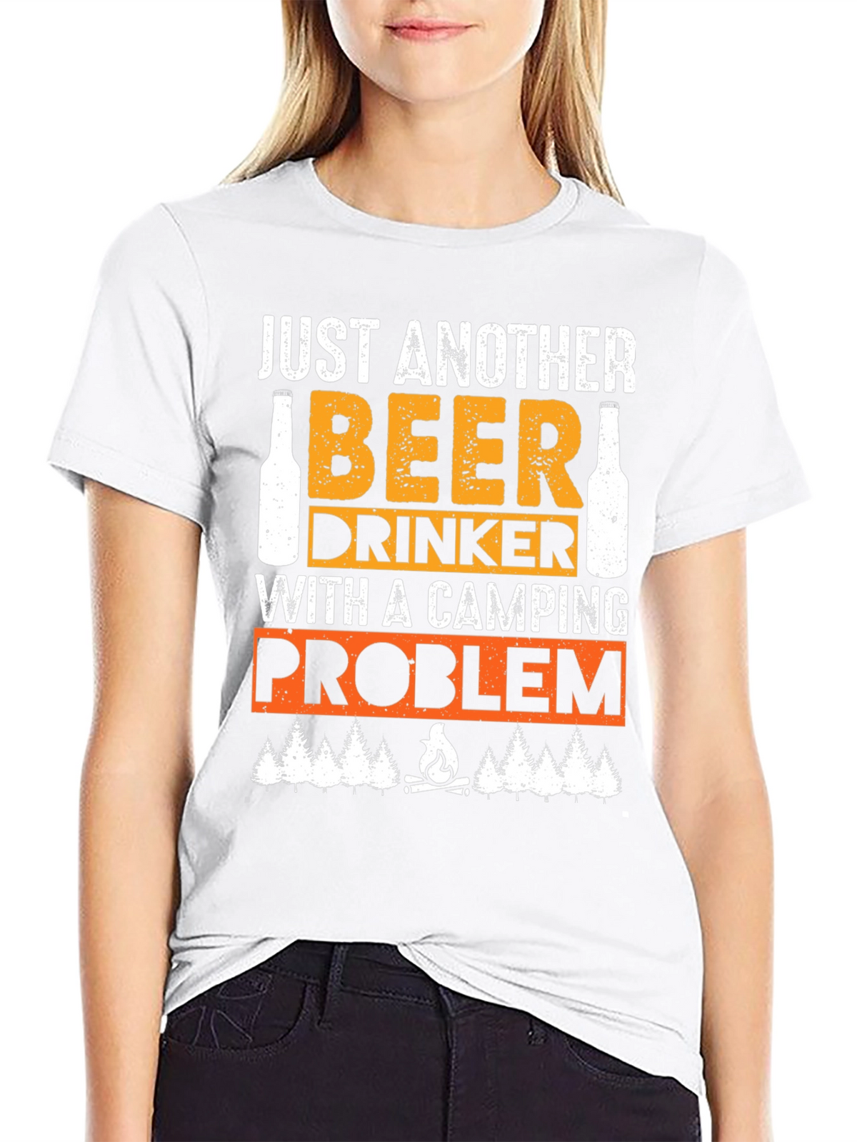 Beer Drinker Camping Problem T-Shirt