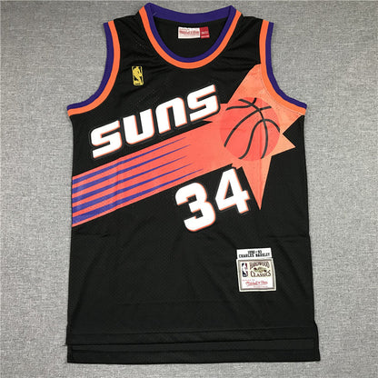 Men's Phoenix Suns Charles Barkley #34 Black 1992-93 Swingman Jerseys