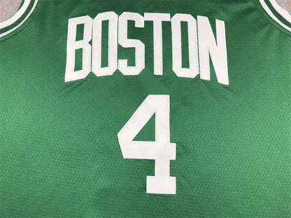 Men's Boston Celtics Jrue Holiday #4 Kelly Green Swingman Jerseys - Icon Edition
