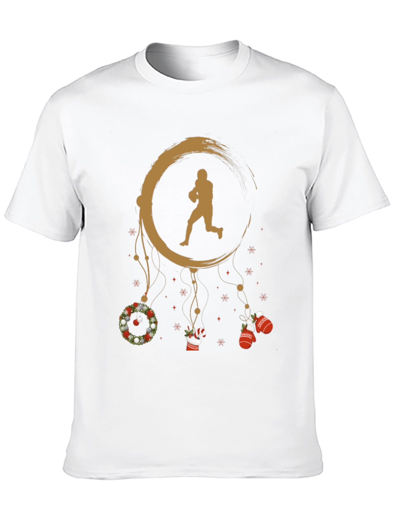 Football Christmas Dream Catcher Graphic Tee