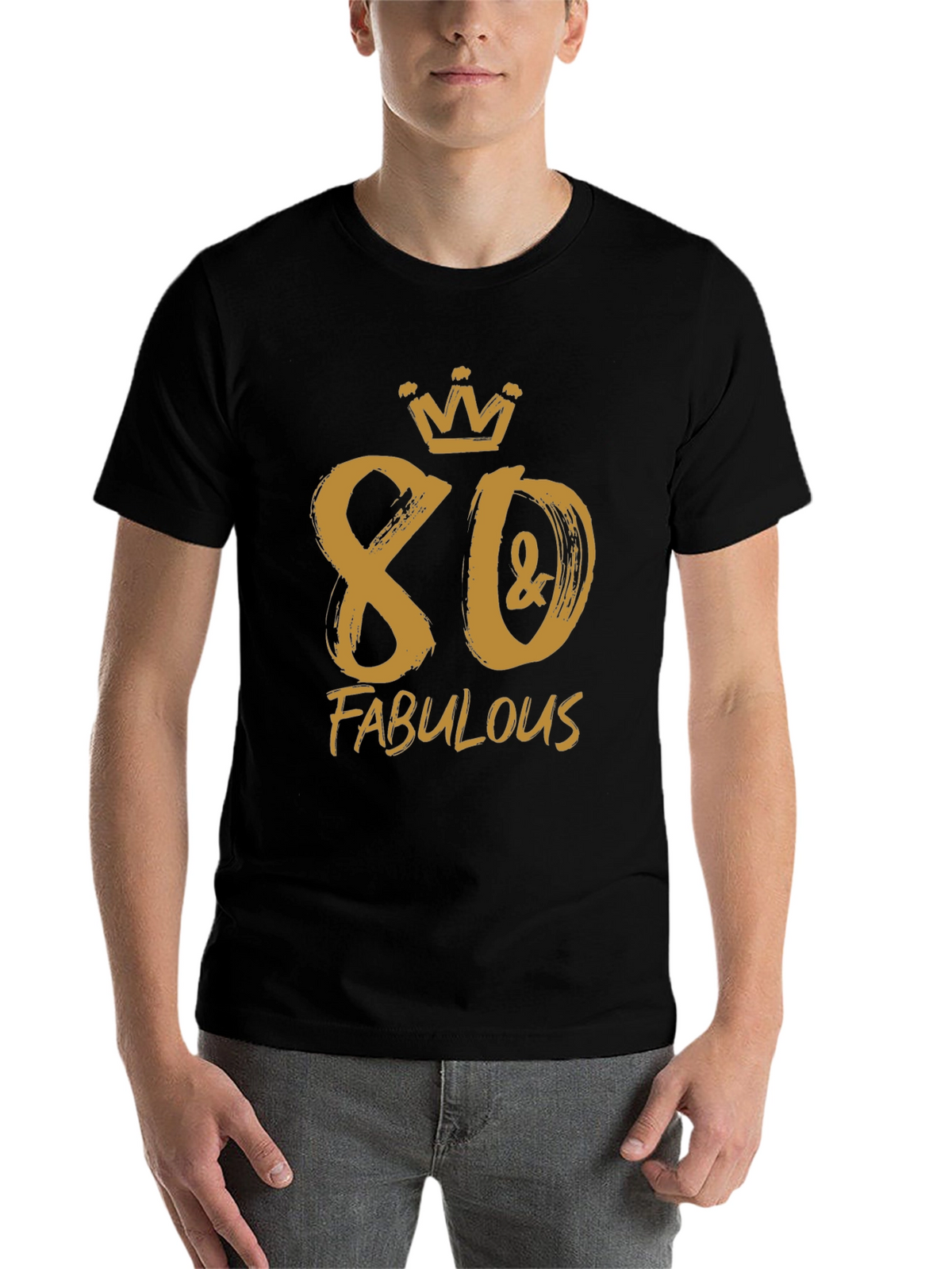 80 & Fabulous Birthday T-Shirt