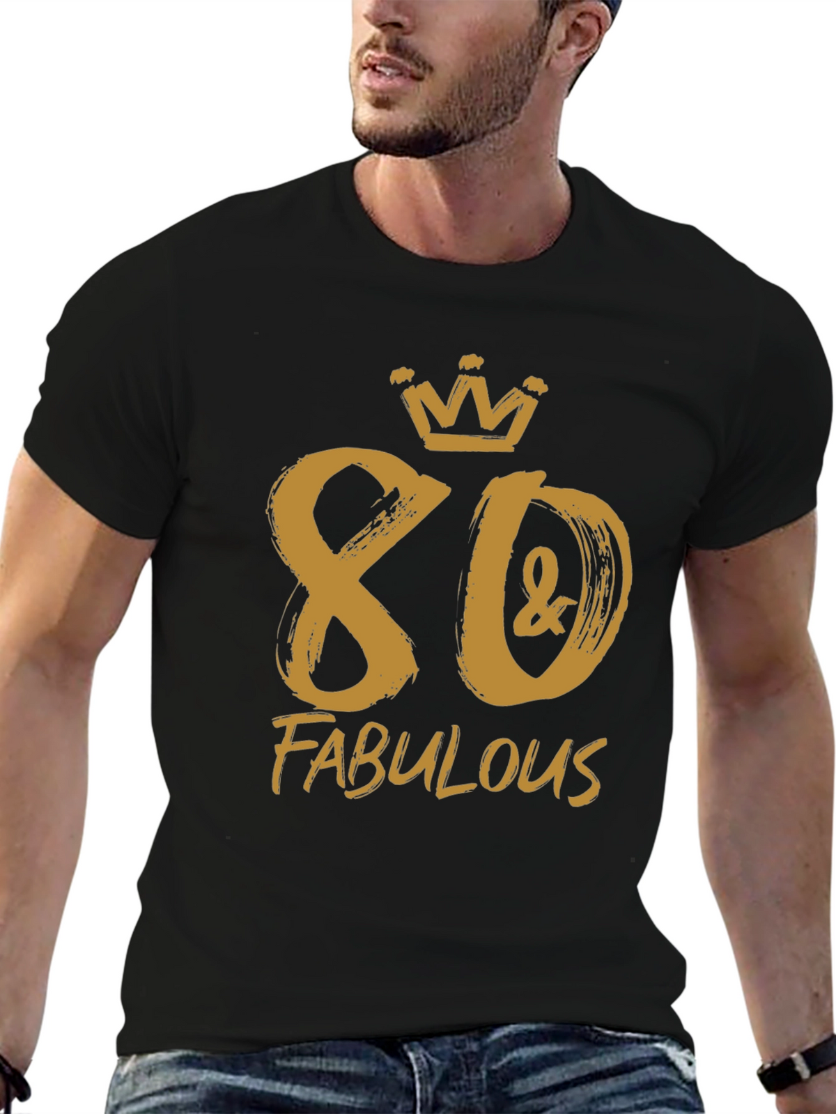 80 & Fabulous Birthday T-Shirt