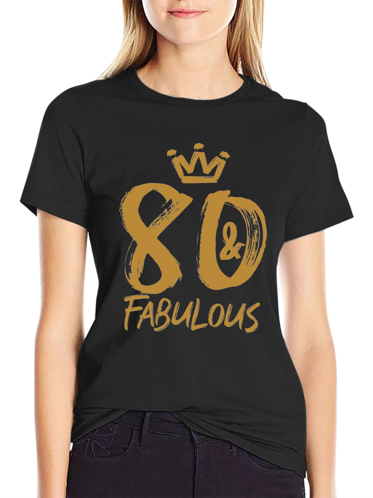 80 & Fabulous Birthday T-Shirt