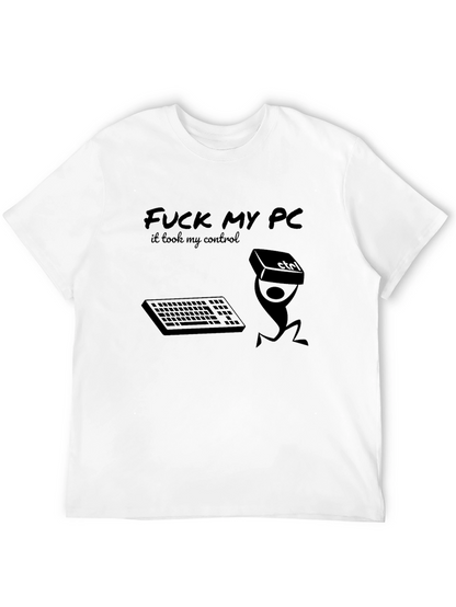 Funny PC Gamer T-Shirt - Control Freak Design