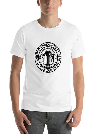 Chicago Park District Seal Black T-Shirt