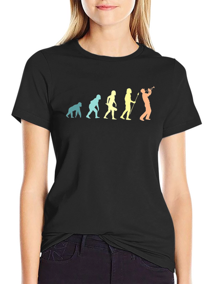 Evolution of Music Mens Black T-Shirt