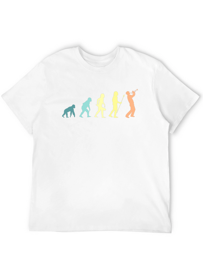 Evolution of Music Mens Black T-Shirt