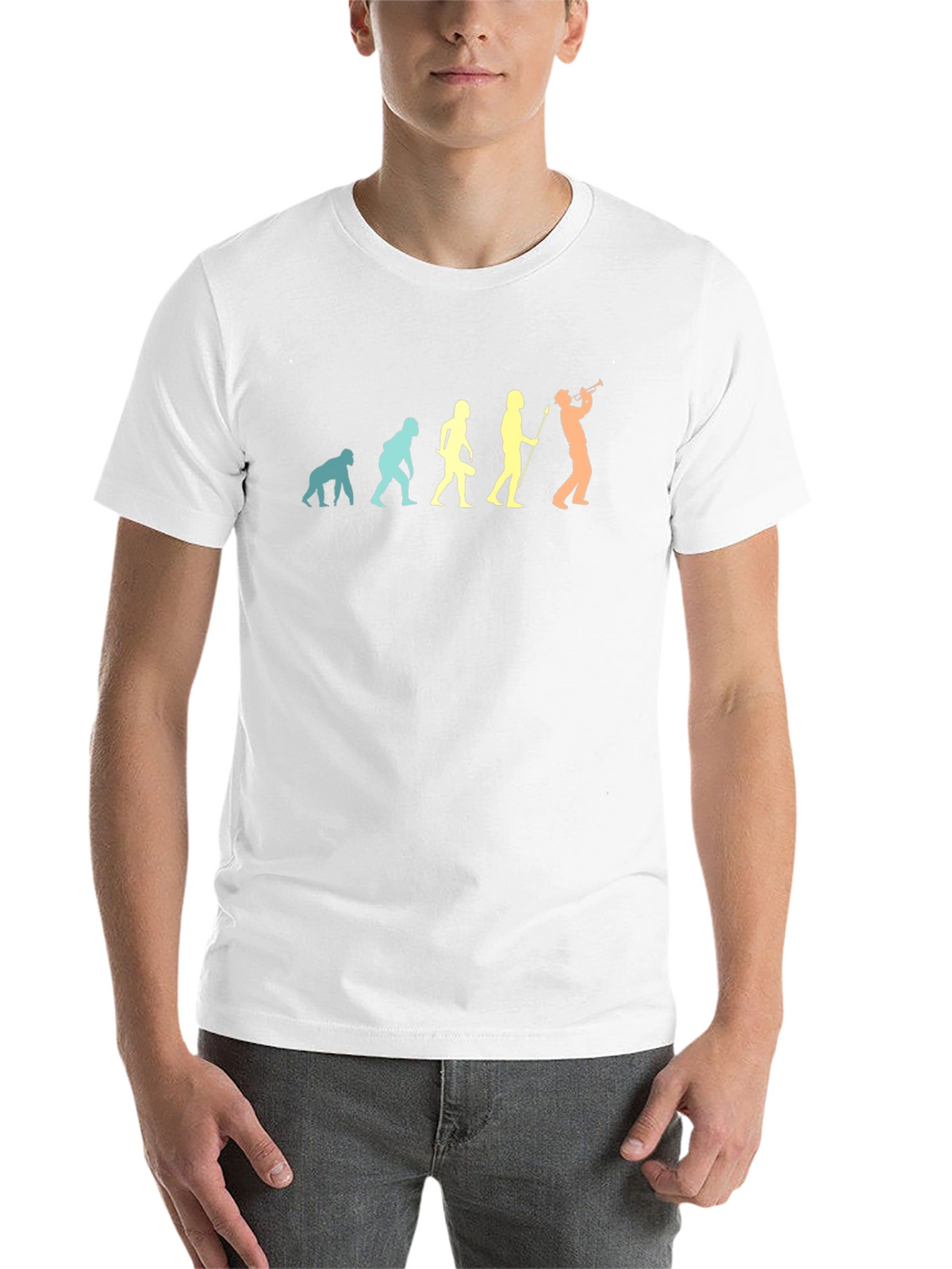 Evolution of Music Mens Black T-Shirt