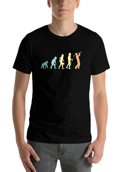 Evolution of Music Mens Black T-Shirt