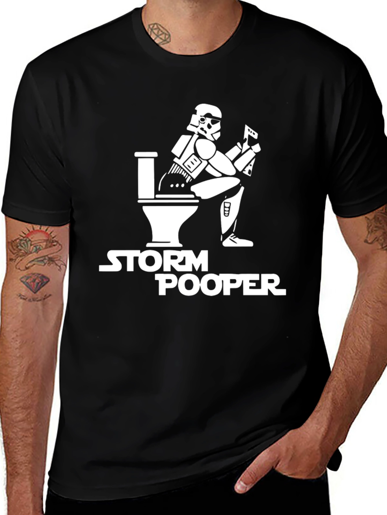 Storm Pooper Funny Graphic T-Shirt