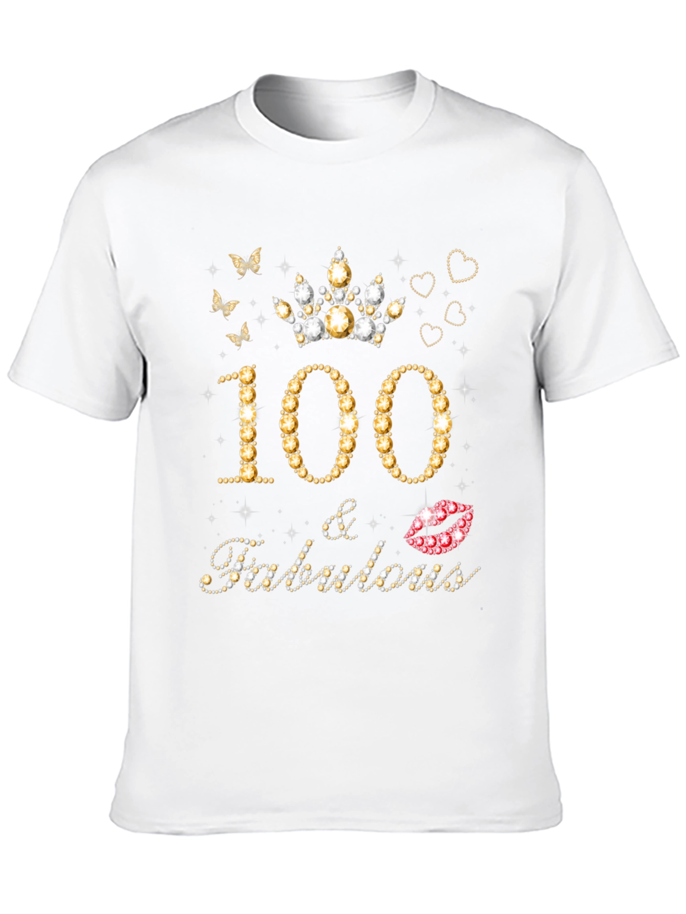 100 & Fabulous Birthday Graphic Tee