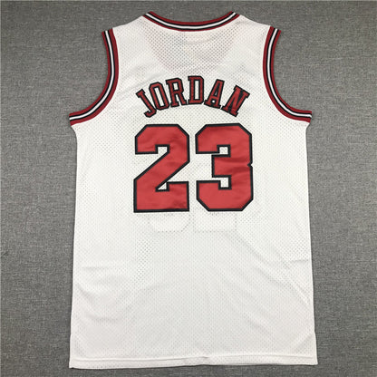 Men's Chicago Bulls Michael Jordan #23 White 1998 All Star Hardwood Classics Authentic Jerseys