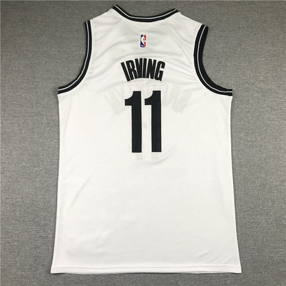 Men's Brooklyn Nets Kyrie Irving White 2019 Fast Break Player Movement Jerseys