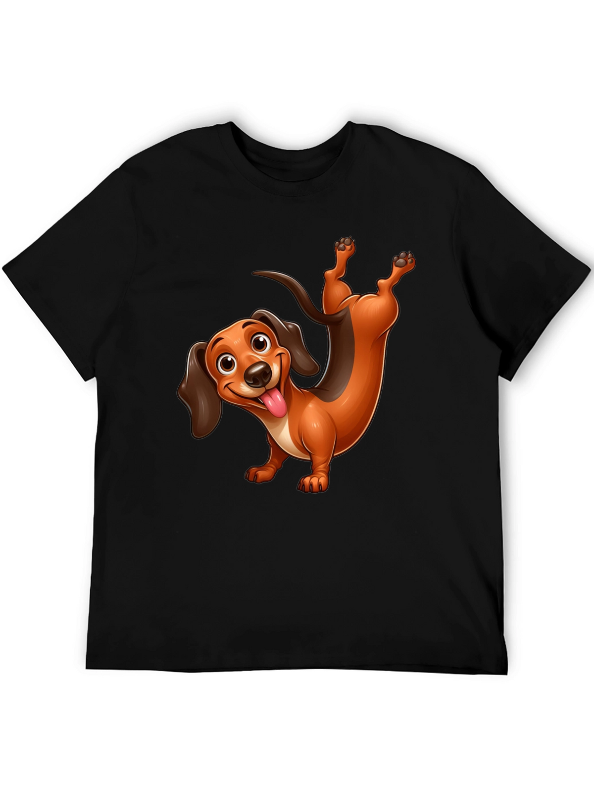 Funny Dachshund T-Shirt - Cartoon Dog Design
