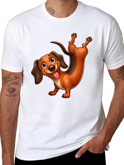 Funny Dachshund T-Shirt - Cartoon Dog Design