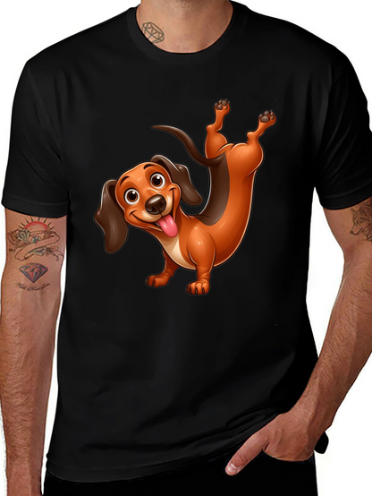 Funny Dachshund T-Shirt - Cartoon Dog Design