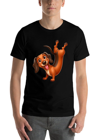 Funny Dachshund T-Shirt - Cartoon Dog Design
