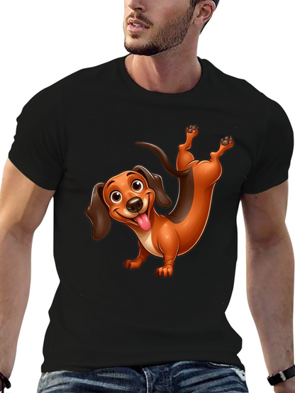 Funny Dachshund T-Shirt - Cartoon Dog Design