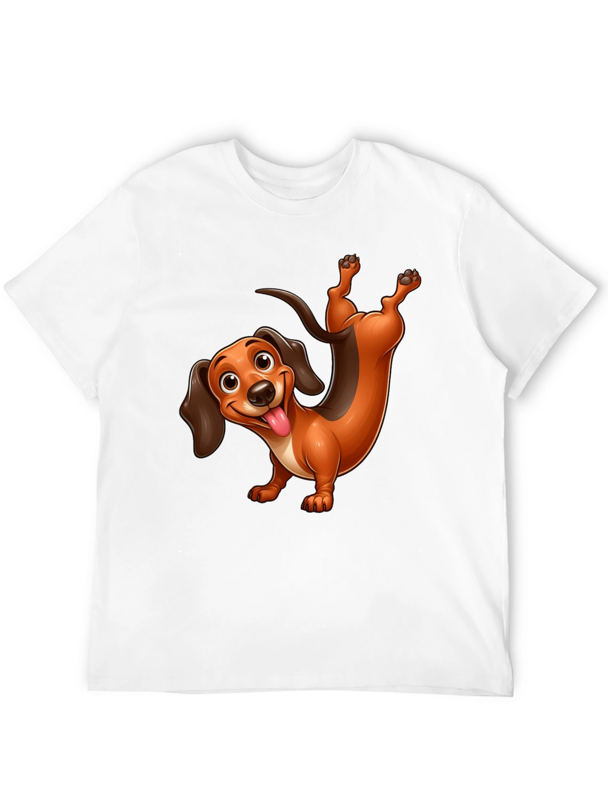 Funny Dachshund T-Shirt - Cartoon Dog Design