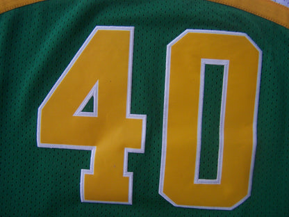 SuperSonics No. 40 Rain Man Shawn Kemp Green Jersey