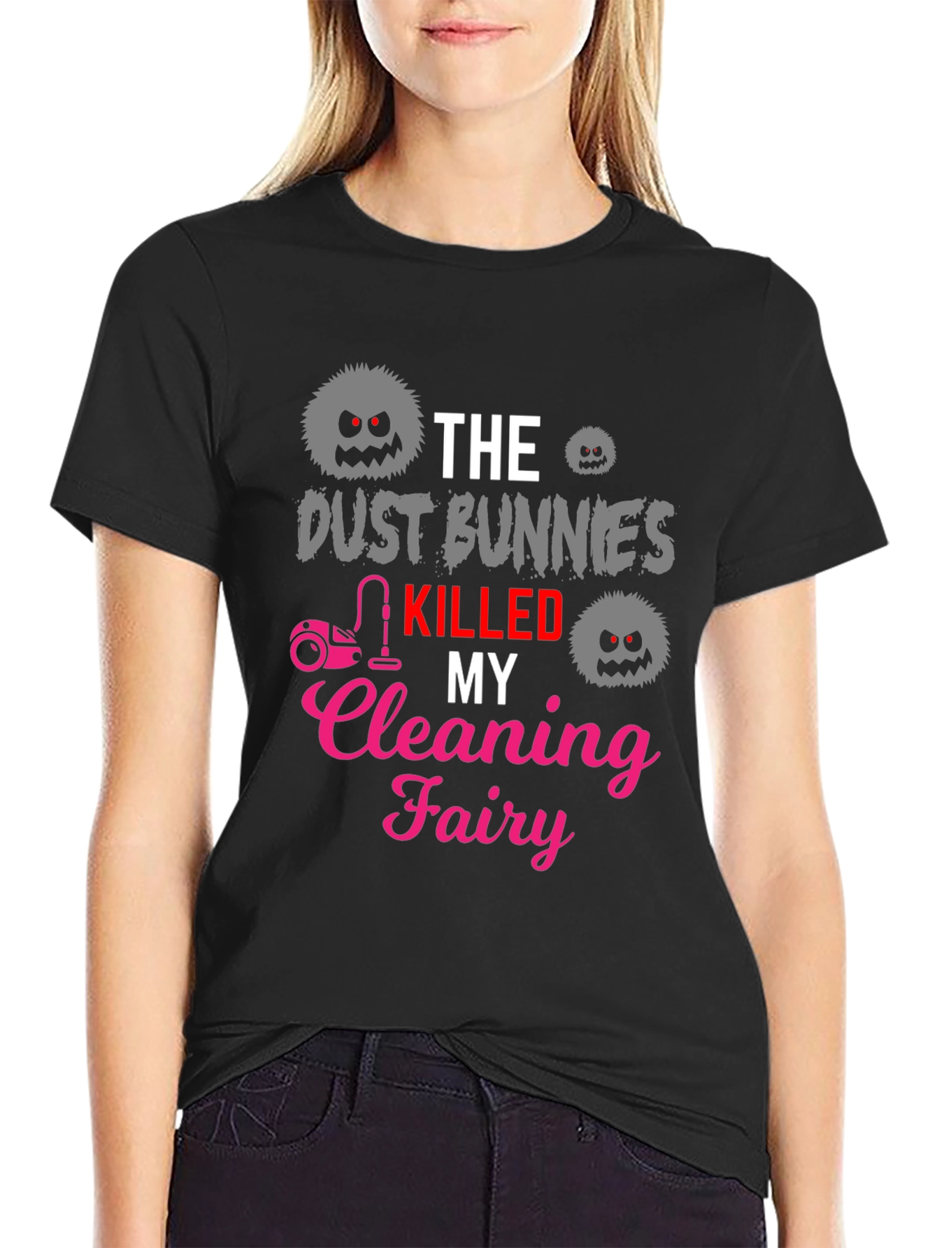 Dust Bunnies Cleaning Fairy T-Shirt