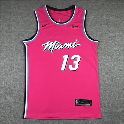 Men's Miami Heat Bam Adebayo #13 Pink Swingman Player Jerseys