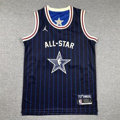 Men's Milwaukee Bucks Giannis Antetokounmpo #34 Navy 2024 NBA All-Star Game Swingman Jerseys