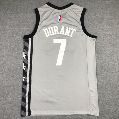 Men's Brooklyn Nets Kevin Durant Gray 2019 Fast Break Player Movement Jerseys