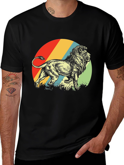Retro Lion Graphic Tee