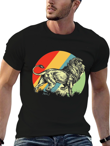Retro Lion Graphic Tee