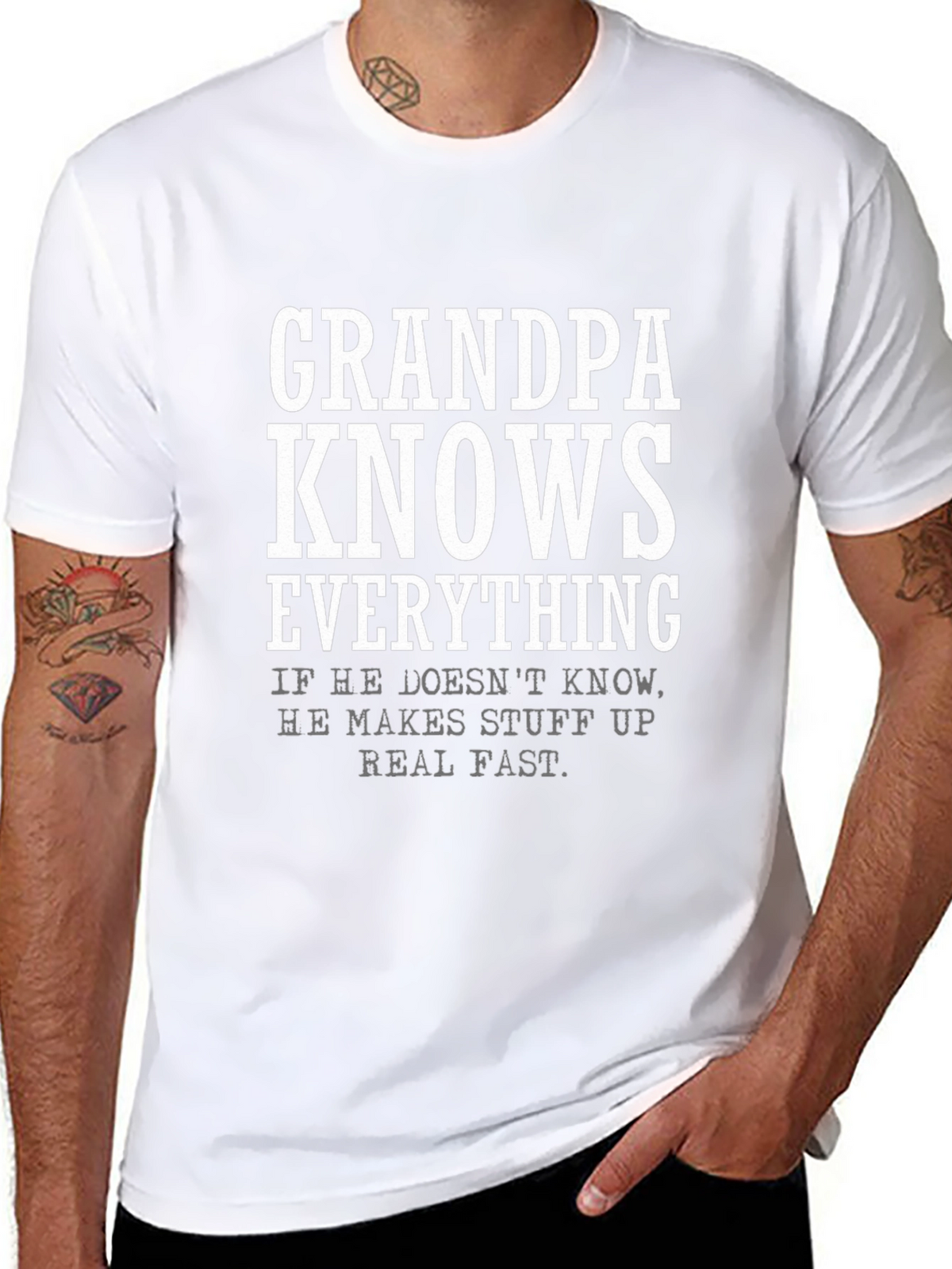 Grandpa Knows Everything T-Shirt