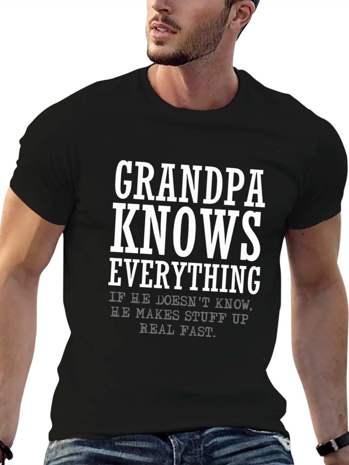 Grandpa Knows Everything T-Shirt