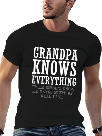 Grandpa Knows Everything T-Shirt