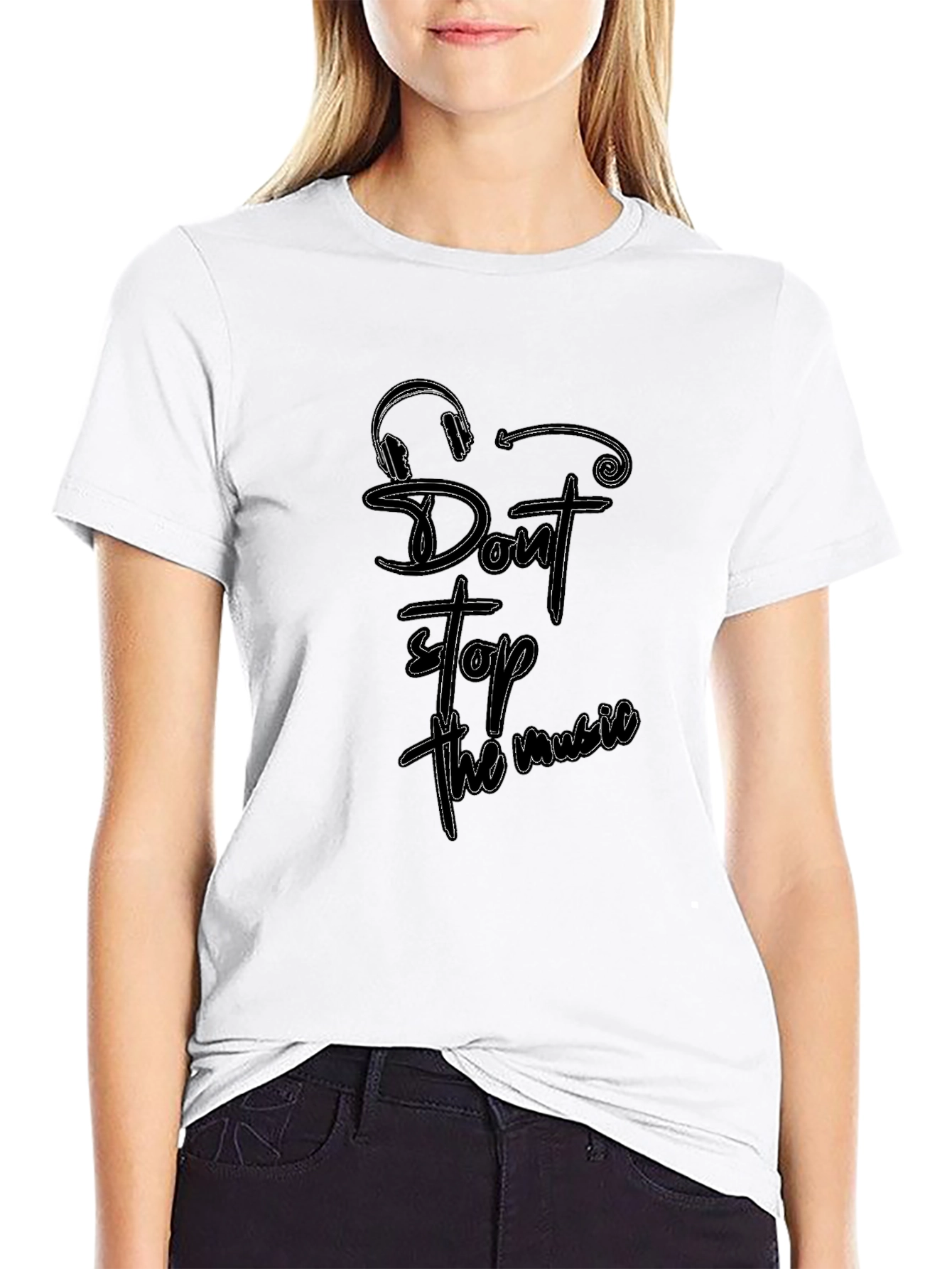 Dont Stop the Music Graphic Tee
