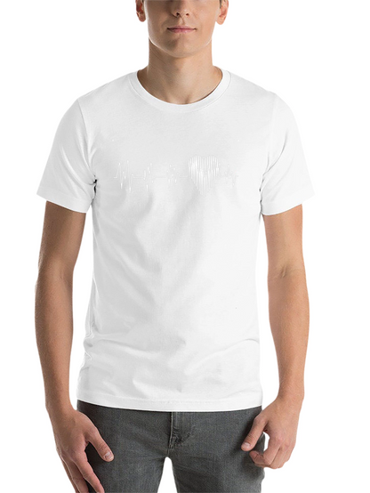 Heartbeat Graphic Tee - Mens Black T-Shirt